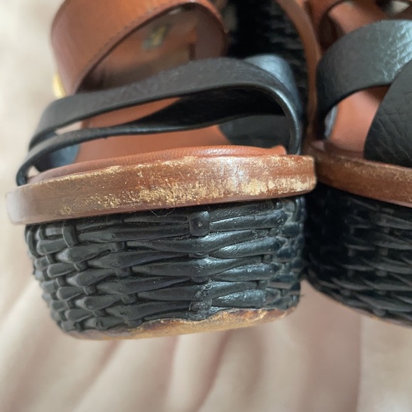 Louis Vuitton Wedge Sandals size 37 - Picture 11 of 12